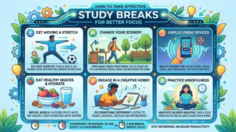 How to Take Effective Study Breaks for Better Focus
